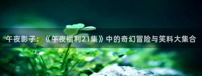 奇优手机在线影院：午夜影子：《午夜福利21集》中的奇幻冒险与笑料大集合